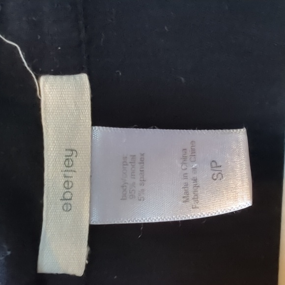 Eberjey, Giselle, Black Long Sleeve And Long Pants Pajama Set. Small - Picture 4 of 9